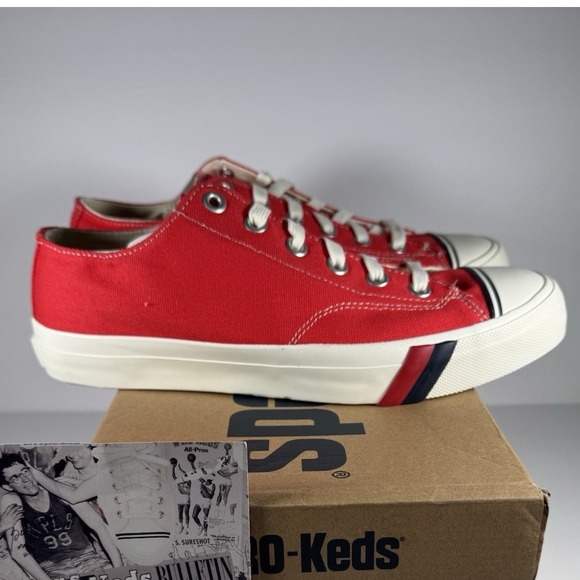 Pro-Keds Other - Pro-Keds Royal Lo Canvas Red OG Shoes Sneakers PK54473 men's‎ Size 10 NWB